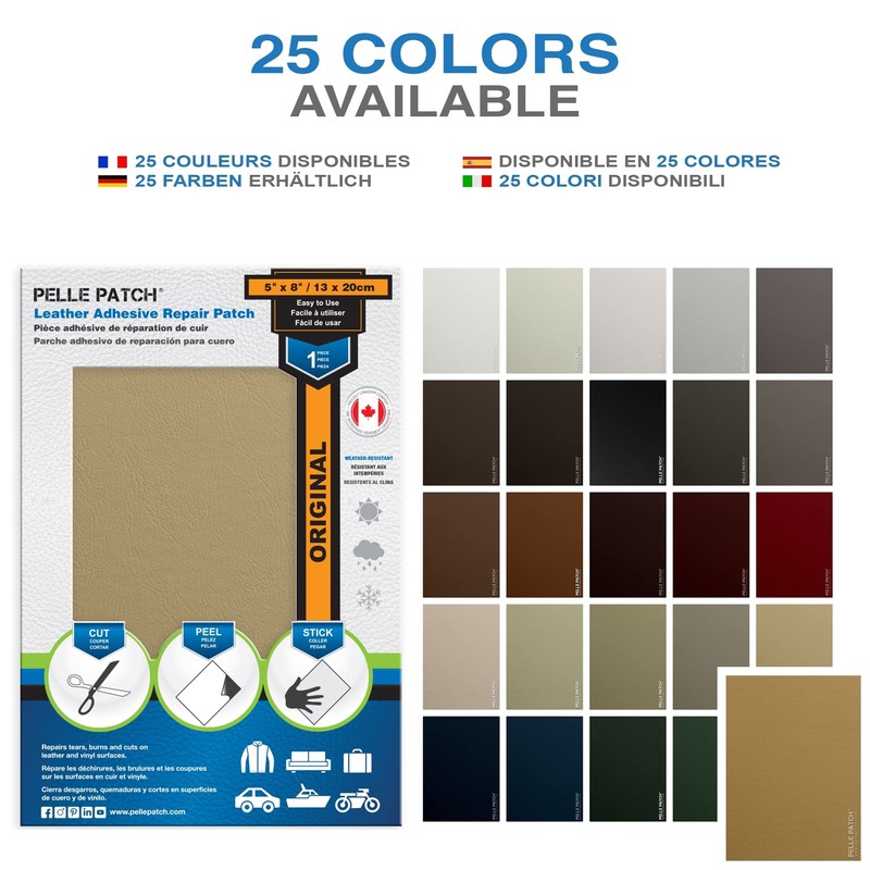 Pelle Patch - Vinyl Siding Patch Kit - 25 Colors