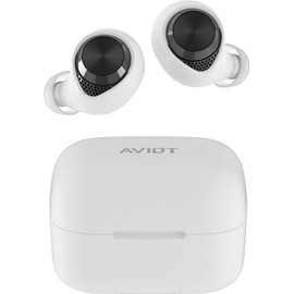 AVIOT TE-A1 High Resolution Compatible Fully Wireless Earbuds Bluetooth 5.3 / Up to 70 Hours Playback / Adaptive Noise Canceling / 3D Spatial Audio / Wireless Charging Support / Waterproof & Dustproof