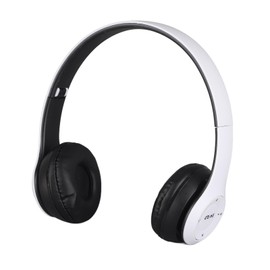 P47 Headset Multifunction Foldable Wireless Sports Headphone with HiFi Stereo Sound, Technology, and Ergonomic Design for Home Office Travel (White)