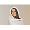 Premium Wearable Hooded Sherpa Blanket for Adult Women and Men