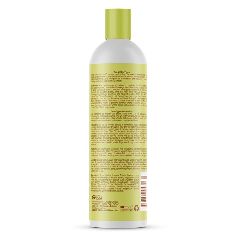 Vitale Vitale olive oil anti breakage neutralizing shampoo 16 fluid