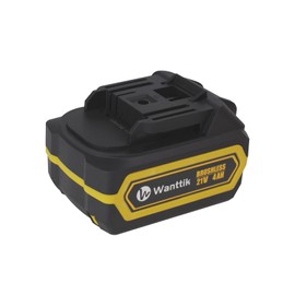 WANTTIK 21V 4.0Ah Battery Pack, Compatible with Cordless Impact Wrench (Battery Only)