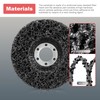 Vantego Paint Stripper Discs 4-1/2" 5-Pack for Angle Grinder Rust