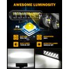 Auxbeam R4 60W LED Light Pods, 6.3 inch Square Offroad