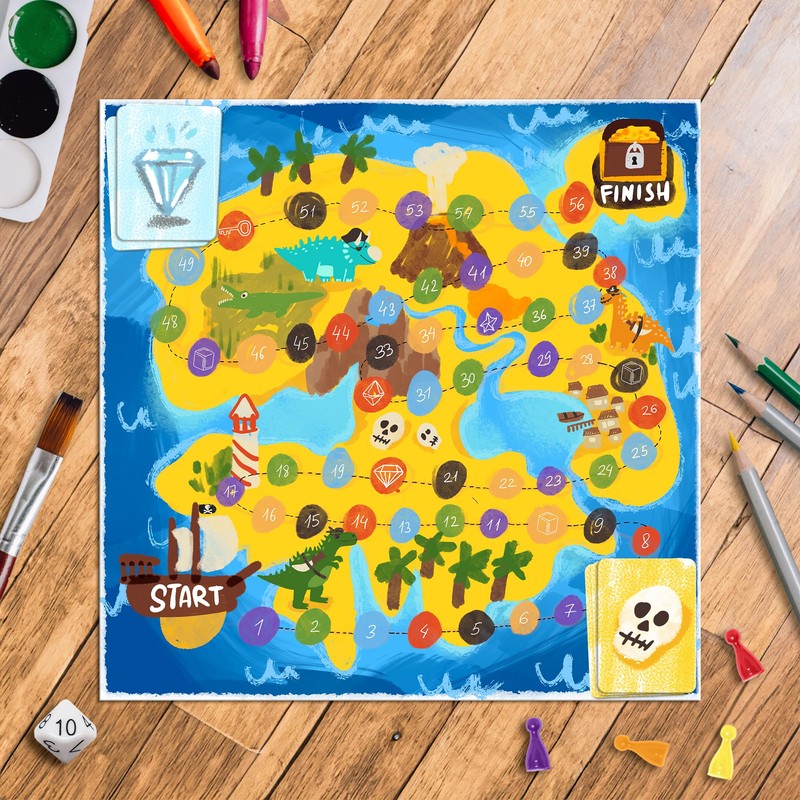 DIY Board Game Kit - Make Your Own Board Game