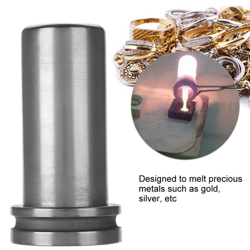 1kg Graphite Crucible Metal Melting Gold Silver Scrap Furnace Casting