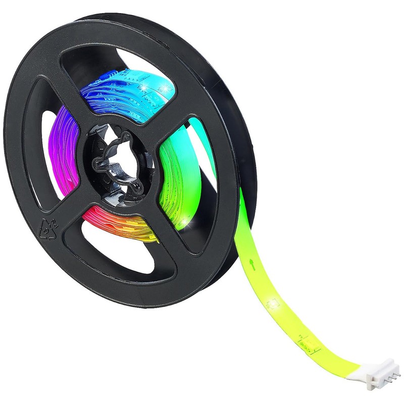 Luminea Home Control RGB LED Strips USB: Set of 2