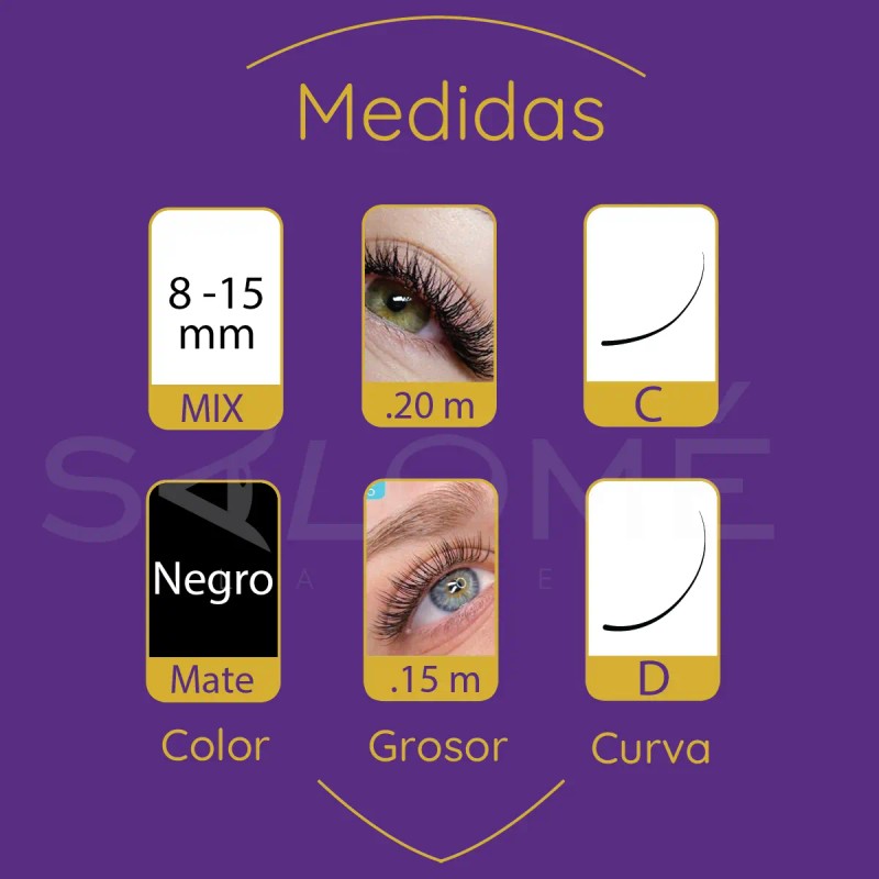Blister Nagaraku Ellipse Flat Matte Mixto Elipse