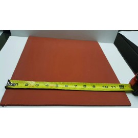 ALL ABOUT RUBBER SILICONE SPONGE RUBBER ADHESIVE ONE SIDE 1/8 THK X12"X12" SHEET HIGH TEMP