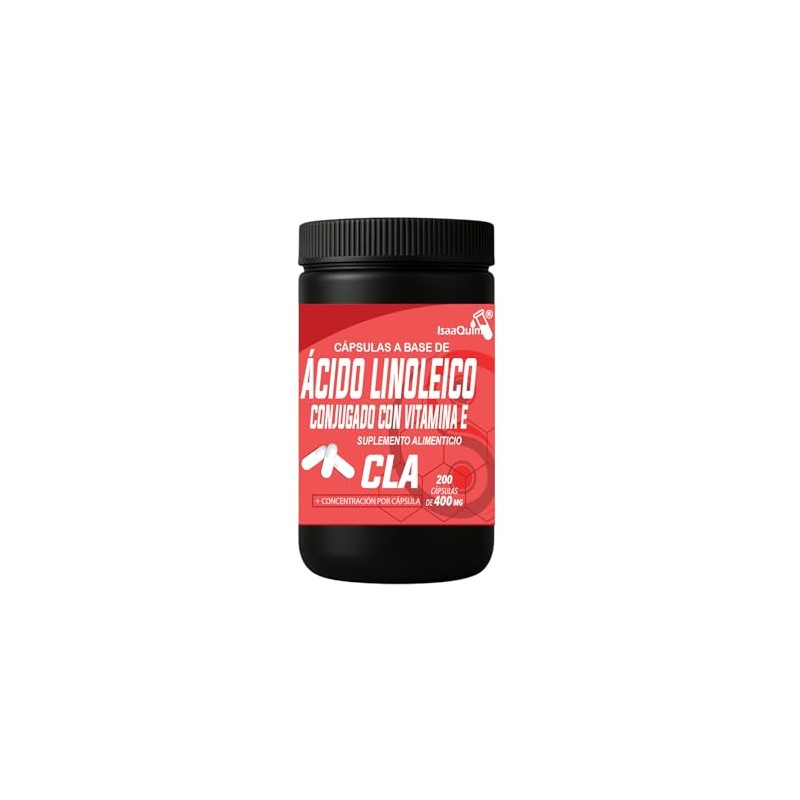 Isaaquim Cla Ácido Linoleico Conjugado Vitamina 200 Cápsulas 400 1000