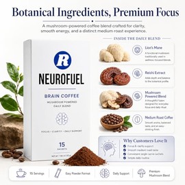 Restural Coffee, Smooth Daily Coffee Alternative with Botanical Ingredients, Easy Mix Powder, Mild Taste Coffee Drink for Everyday Routine, 30 Servings