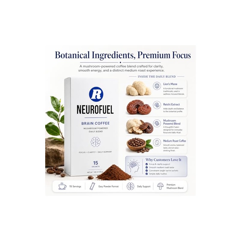 Restural Coffee, Smooth Daily Coffee Alternative with Botanical Ingredients, Easy
