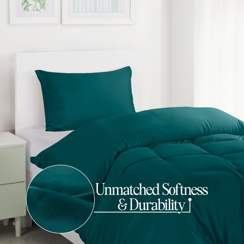 Utopia Bedding Single Duvet Cover Set - Soft Microfibre Polyester