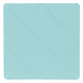 Turquoise Blue Fabric Memory/Memo Photo Bulletin Board by Sweet Jojo Designs