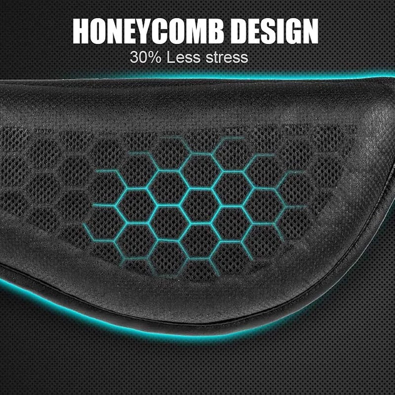 RWUJILONG Motorcycle Seat Cushion 3D Honeycomb Motorcycle Gel Seat Cushion