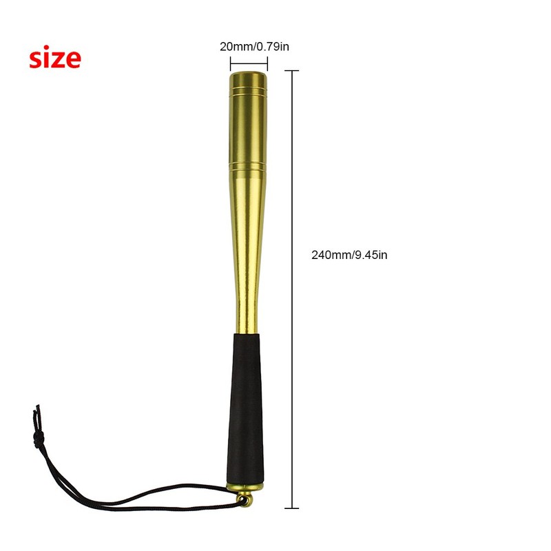 Andux Metal Fly Fishing Foam Handle Fish Whacker Fish Bat