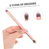OATIPHO 24pcs Double Ended Eyeshadow Makeup Brushes Supple Cosmetic Eye