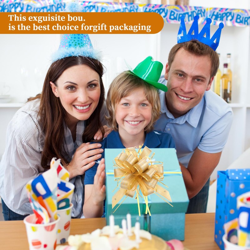 cobee Gift Bow, Pack of 6 Large Gift Bows 15