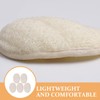 Esponja Exfoliante Corporal Ovalada de Fibra Paquete de 5 Piezas