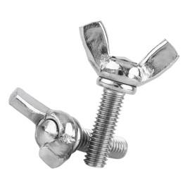 5 Pieces/Bag M5 Thumb Screw 304 Stainless Steel Machine Screw 12 mm, 16 mm, 20 mm, 40 mm Thumb Screw Closure Repair Tool Machine Screws Assortment Kit (M5 x 12 mm)