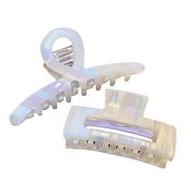 TOVINANNA 2pcs Jumbo Hair Clips for Thick Hair Intersecting Design for Daily Styling and Special Occasions