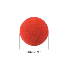 PATIKIL Golf Foam Balls, 10 Pack EVA Sponge 42mm Exercise Flight Swing Practice for Indoor Training, Red