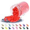 Mandala Crafts Red Heishi Beads for Jewelry Making - 3000