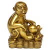 Zodiac Brass Monkey Statue Chinese Handmade Home Decor Collectibles Figurine