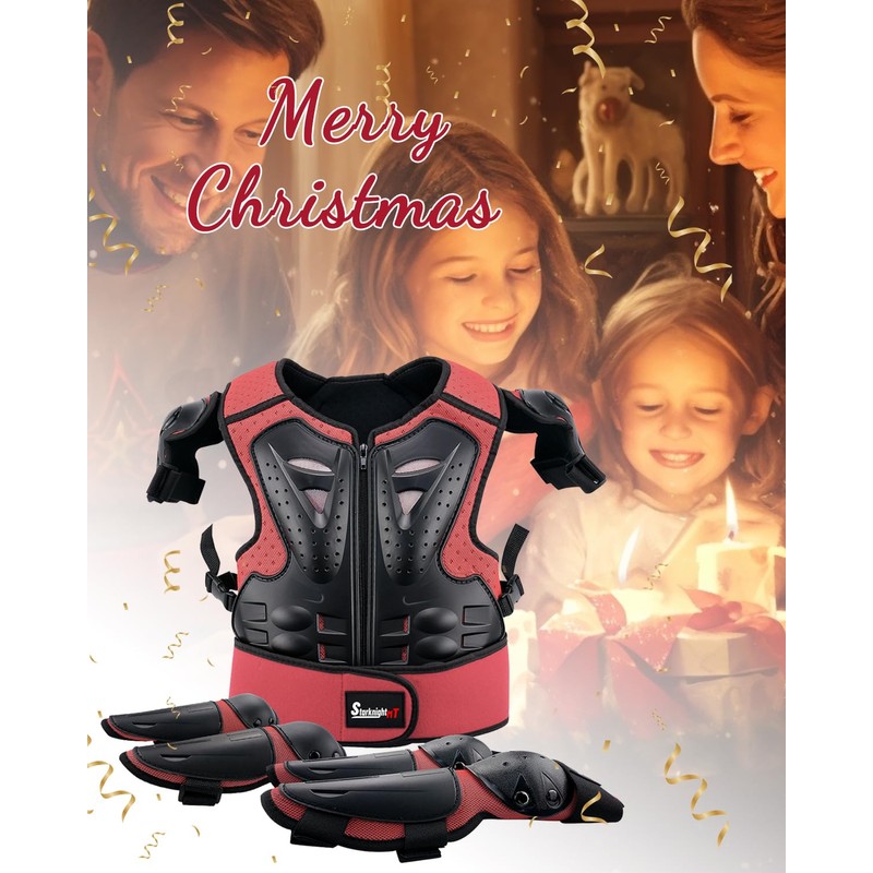 StarknightMT Kids Motorcycle Armor Suit Dirt Bike Gear Riding Protective