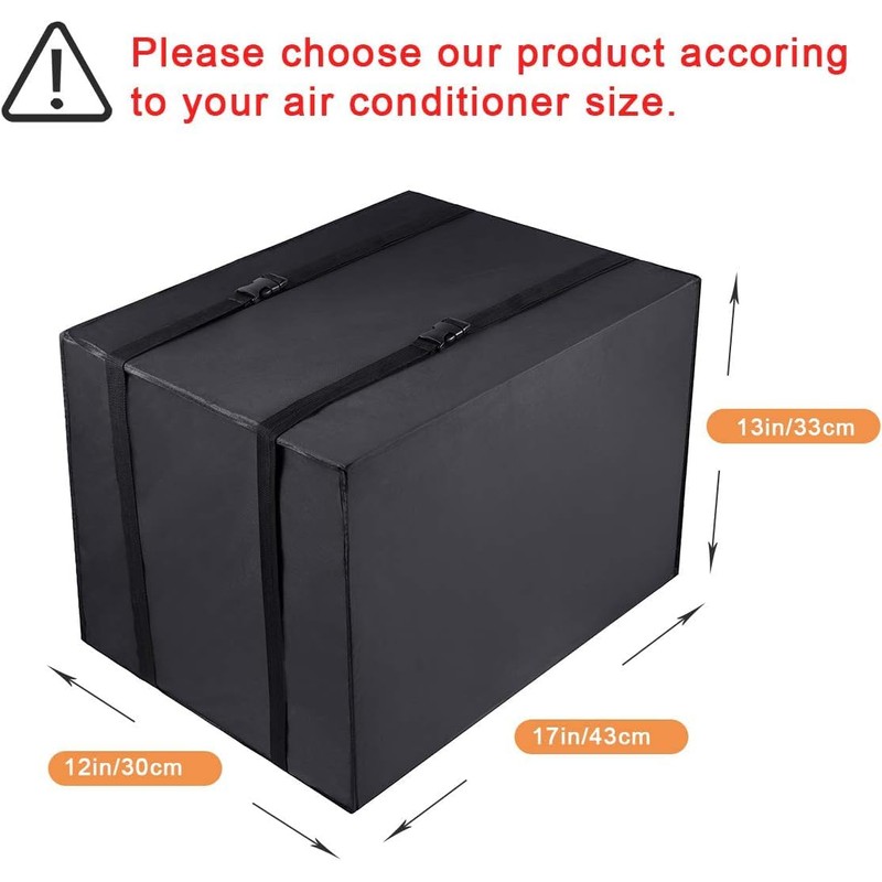 Luxiv 2 Pack Window Air Conditioner Cover Outdoor Winter, Outside