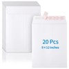 20 Pack Catalog Envelopes Self Seal, 9 x 12 Inches
