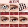 Higu clace Manga-Lash-Clusters, D Curl Individual 10-16mm Japanese Style DIY
