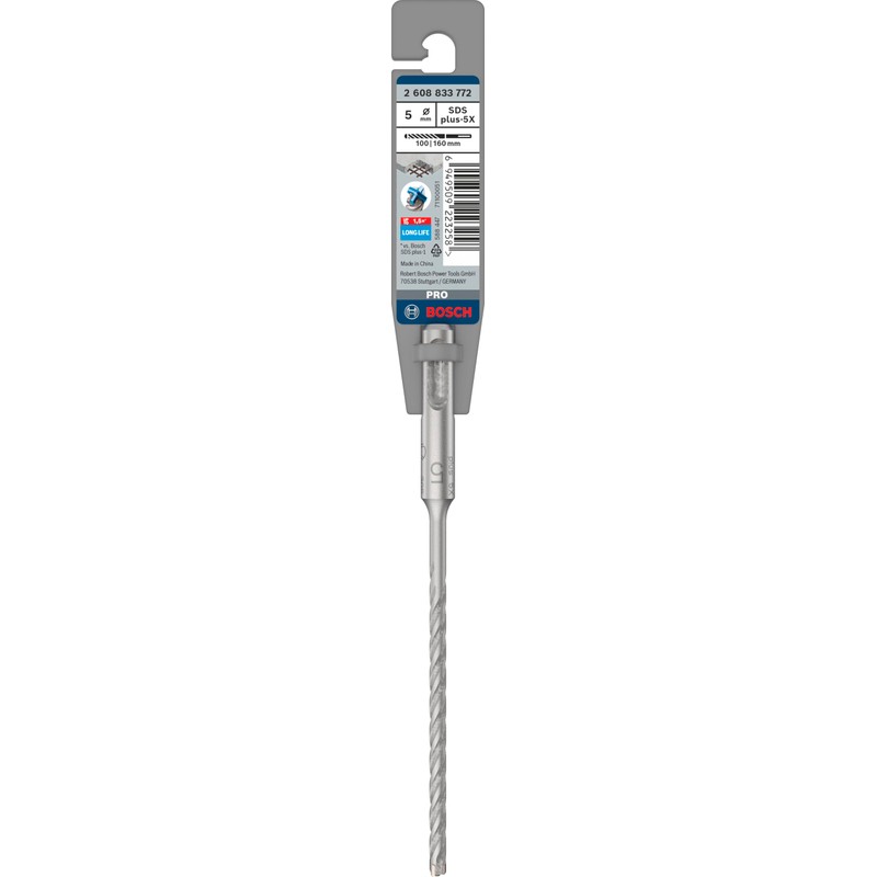 Bosch 1x PRO SDS Plus-5X Hammer Drill Bit (for Reinforced