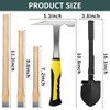 16 PCS Geology Rock Pick Hammer Kit, 22oz Hammer &