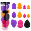 Makeup Sponge Blender Set, 11pcs Beauty Blender Foundation Blending, Flawless