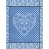 Le Jacquard Français Amour Celeste 27449 Tea Towel 80 x