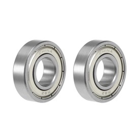 sourcing map Deep Groove Ball Bearings R8ZZ Shielded Bearings 1/2 Inch x 1-1/8 Inch x 5/16 Inch Pack of 2