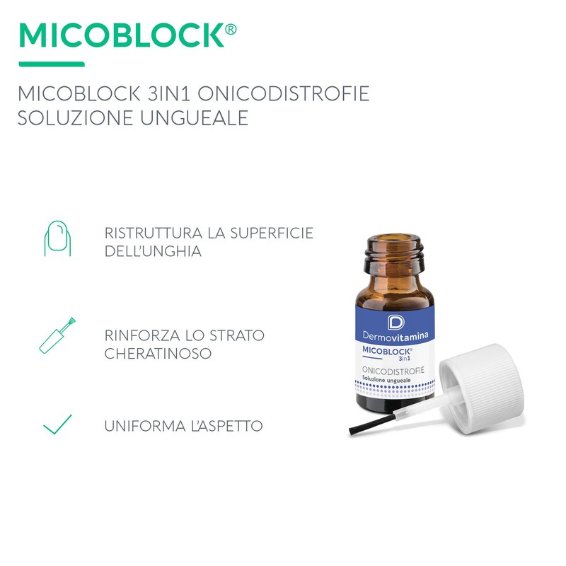 Dermovitamina Micoblok 3-in-1 Solution for Nail Care 7 ml