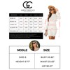 GRECERELLE Womens Jumper Dress Winter Mock Neck Long Sleeve Bodycon