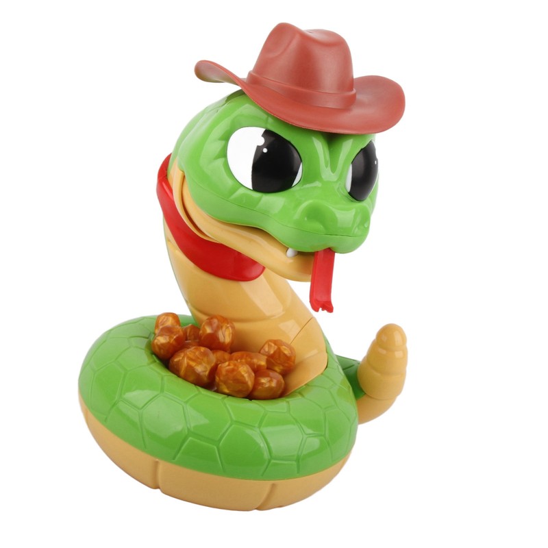 Electric Rattlesnake Toy Plastic Tricky Scary Rattlesnake Prank Toy Induction