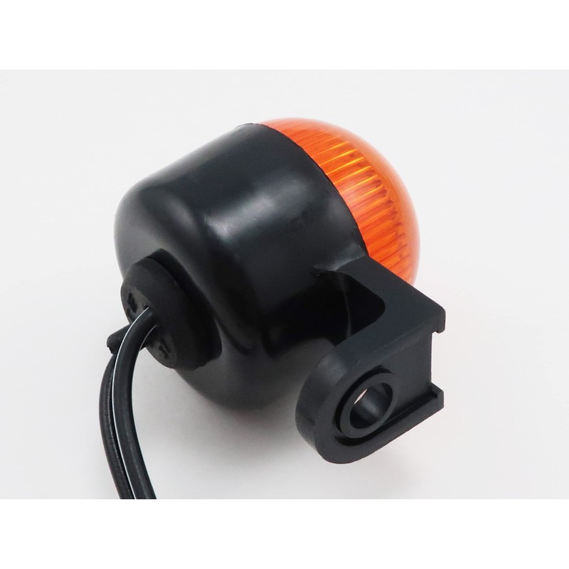 Kitaco 102-80-0500-10 Warren Mini Turn Signal Set, Orange Lens/Single Sphere