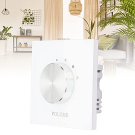 Smart Home Volume Controller with 5 Levels of Volume Adjustment, Button, Dual Channel Stereo Adjustment, Suitable for Volume Control, Background Music Switch