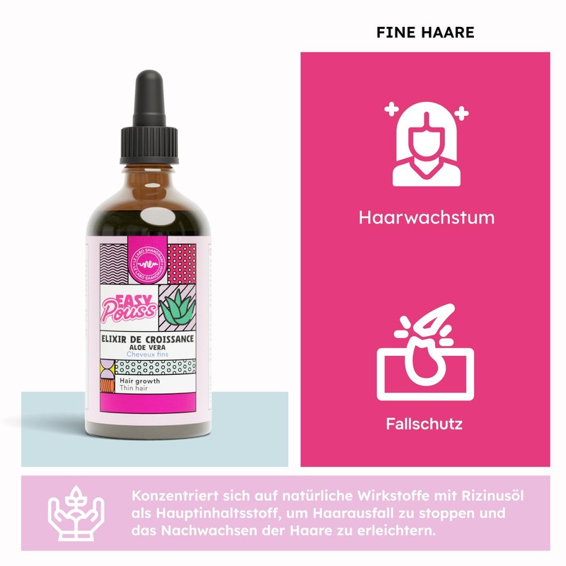 Easy Pouss | Hair Growth Elixir | Stops Hair Loss