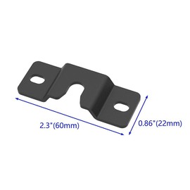 ZYAMY 2PCS Sound Bar Wall Mount Bracket for Soundbar Mounted Under or Above TV, Fits Most of Sound Bars