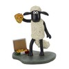 La Hacienda Shaun The Sheep With Pizza Garden Décor Ornament