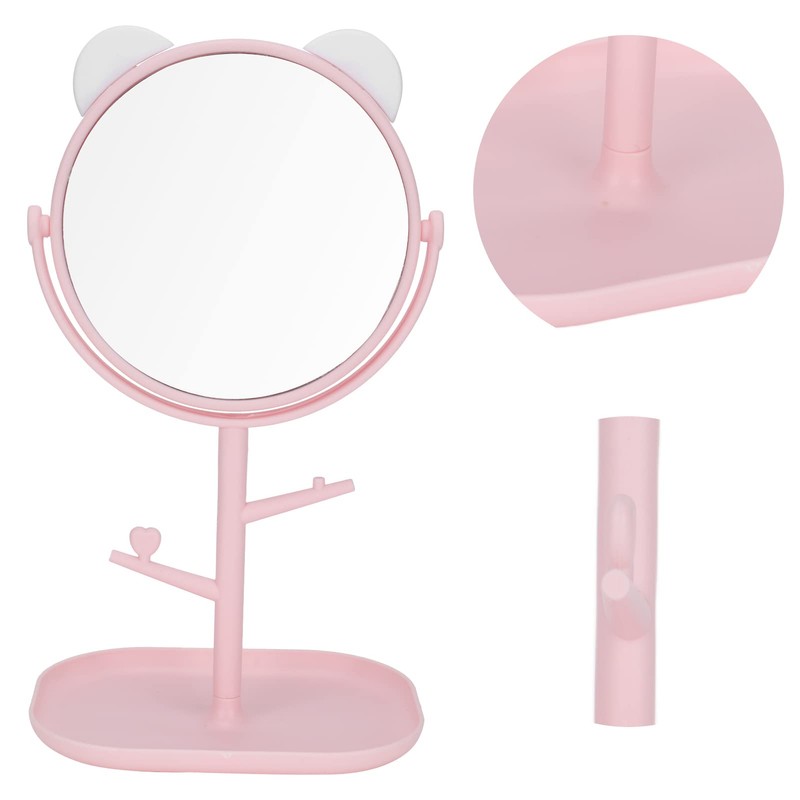 Espejo de Maquillaje, Espejo Cosmético Flexible Conveniente Lindo Pequeño con