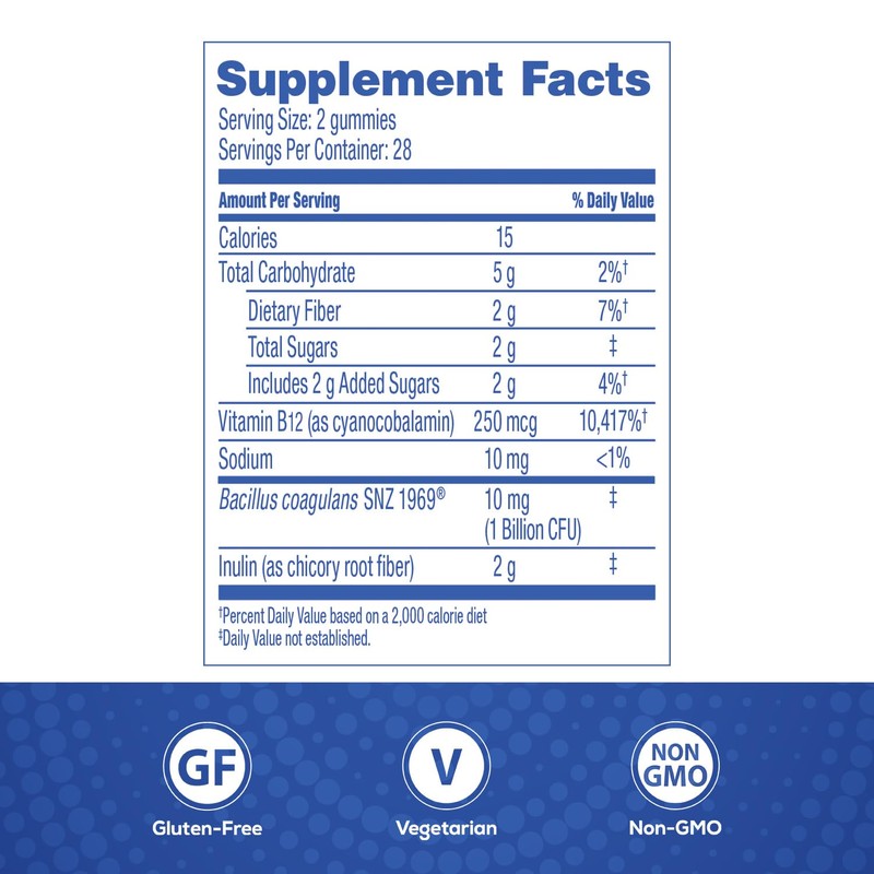 Florastor Digestive and Metabolic Support Probiotic Blend, Prebiotic and Probiotic