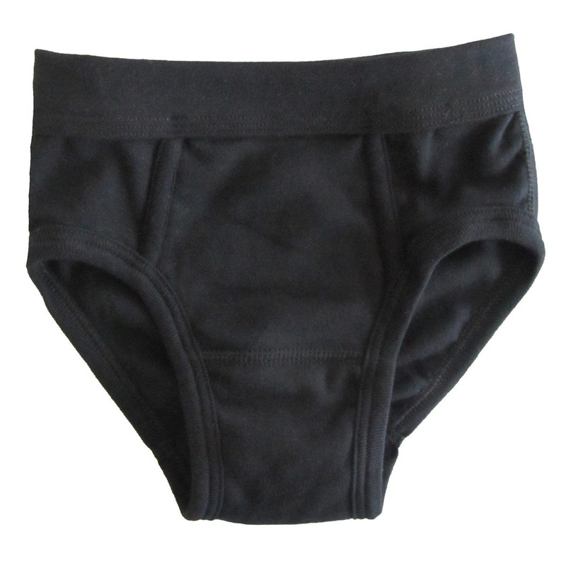 HERMKO 2840 Pack of 4 Boys' Briefs with Soft Waistband