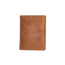 Josephine Osthoff Men's Leather Large Card Holder Credit Card Credit Cards Women's RFID Protection ID Pocket Slim Wallet with Zip (929), safari