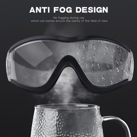 XKLy Children's Safety Glasses for sports,Goggles Childrens Windproof Eyes Protective UV, Antifog Lab Gifts For Outdoor Sport (White)